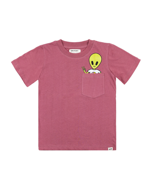 ALIEN BURGER TEE - HUCKLEBERRY