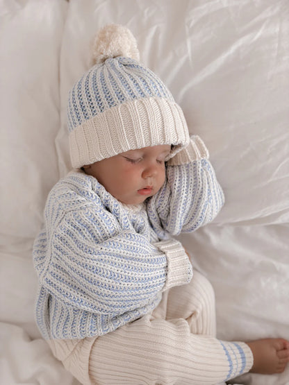 KNIT BEANIE  - TIDE