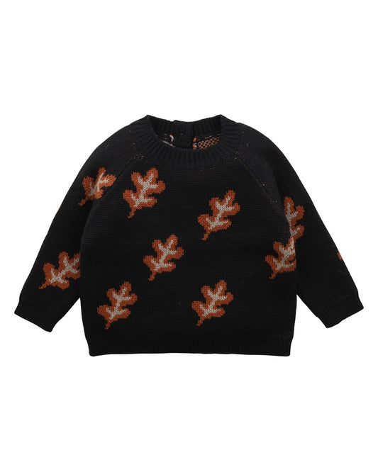 ELI AUTUMN KNITTED JUMPER - CHARCOAL