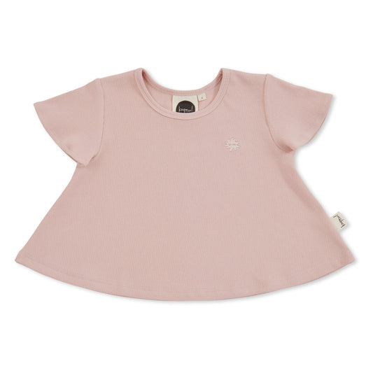 RIB SWING TEE - BLOSSOM