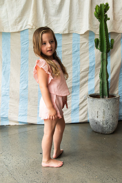 GIA SHORTS - PINK CORAL