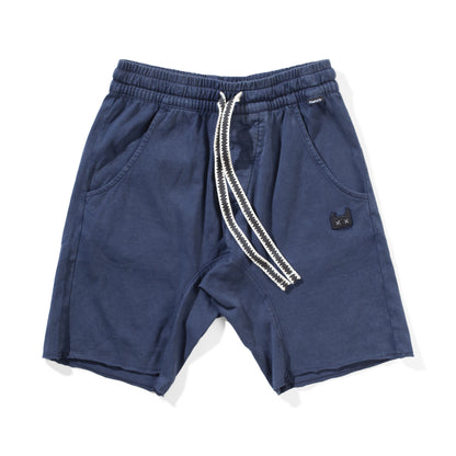 JERSEY FAVE2 SHORT - MINERAL DARK DENIM