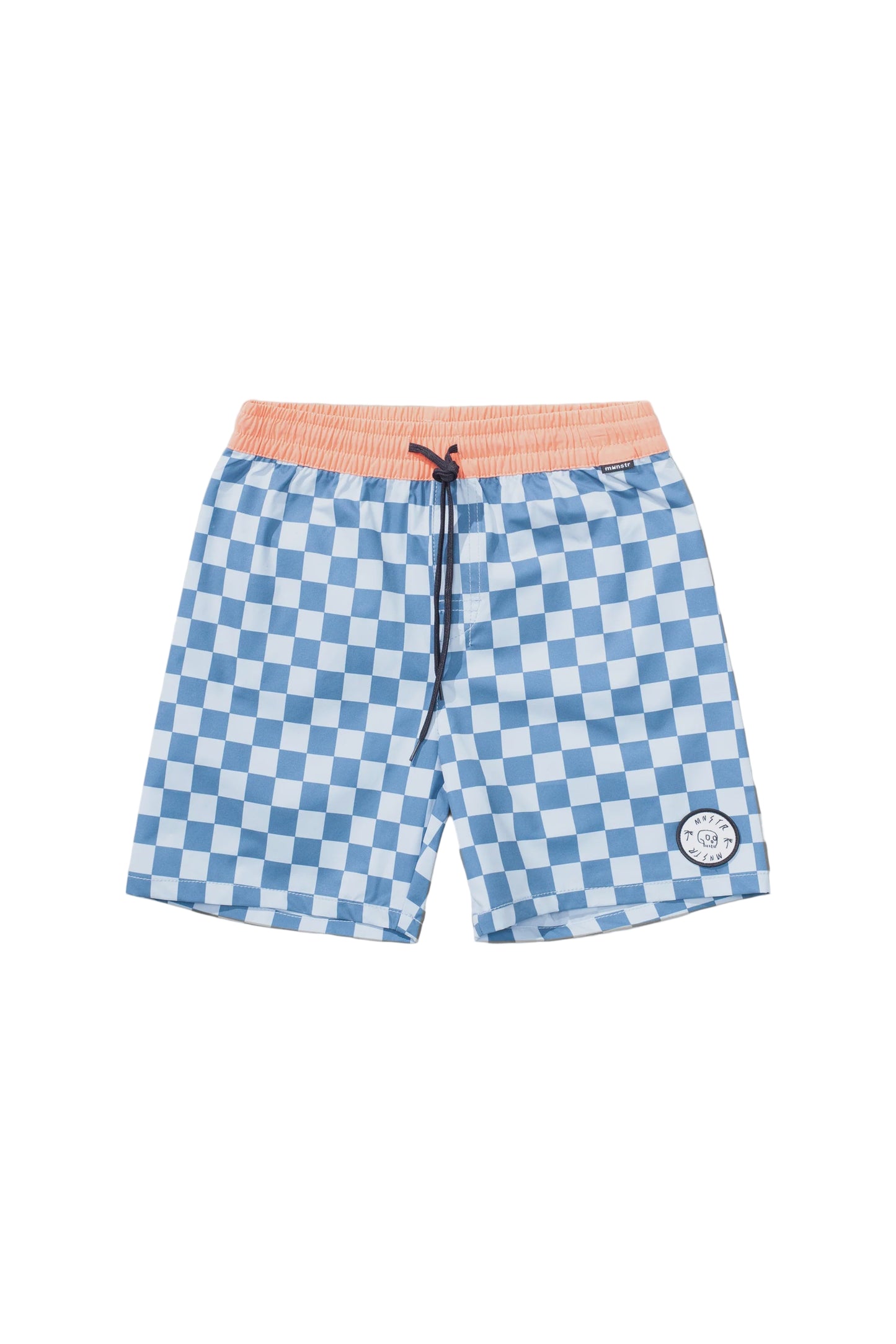 CHECKEDPAST BSHORT - PALE BLUE