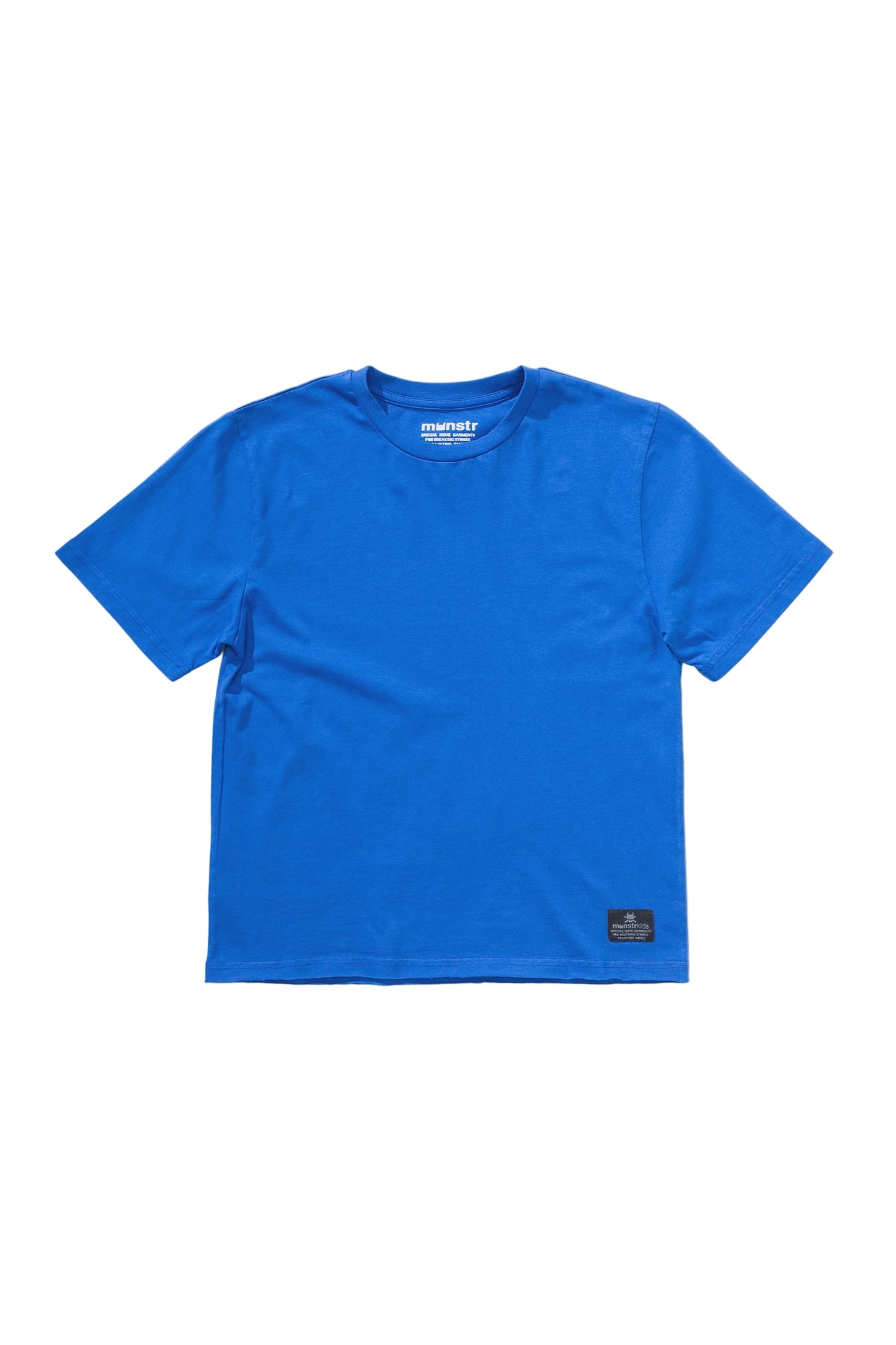 MNSTRBASIK TEE - WASHED ROYAL BLUE