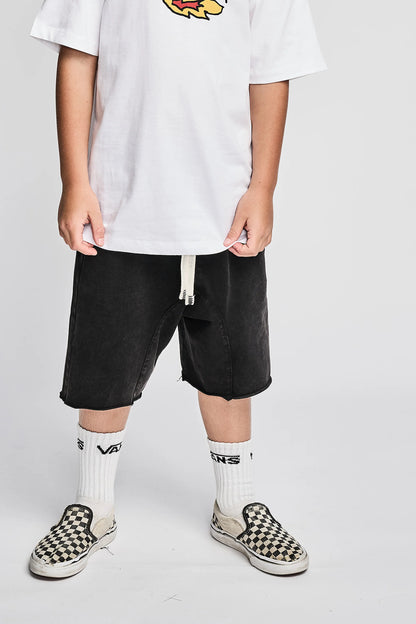 RUGBYFAVE SHORT - MINERAL BLACK