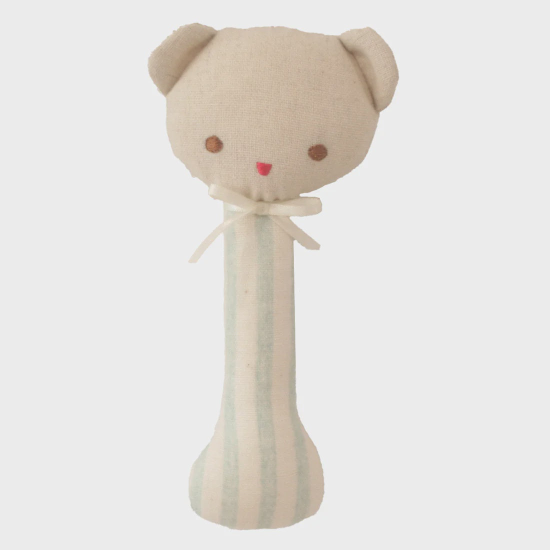 TED STICK RATTLE - SAGE STRIPE