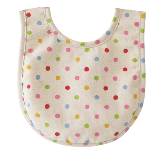 LINEN BIB - CONFETTI SPOT