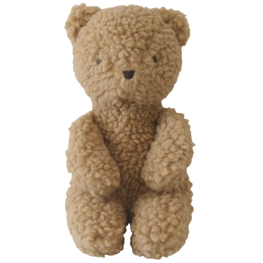 CHARLIE SHERPA BEAR - 27CM CARAMEL