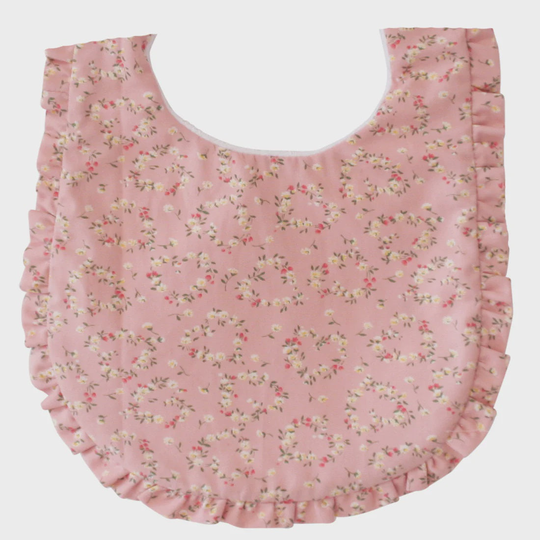 RUFFE EDGE BIB - POSEY HEART