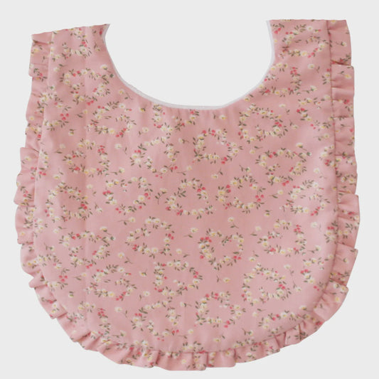 RUFFE EDGE BIB - POSEY HEART