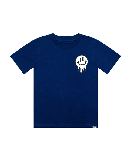 BOB SMILES TEE - NAVY