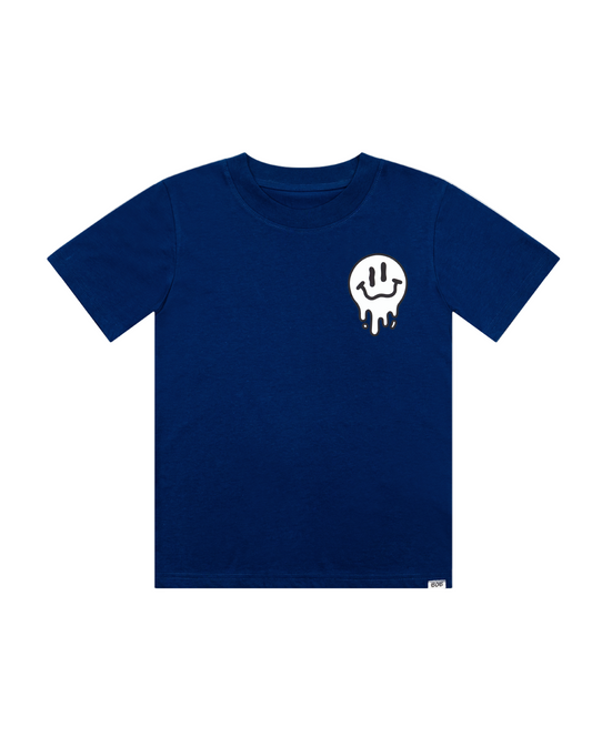 BOB SMILES TEE - NAVY