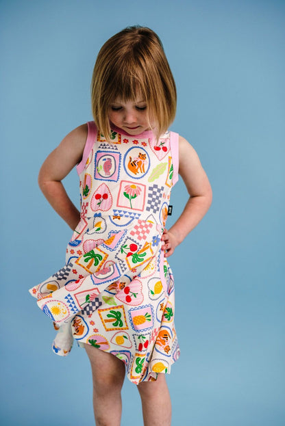 TROPICAL TENNIS DRESS