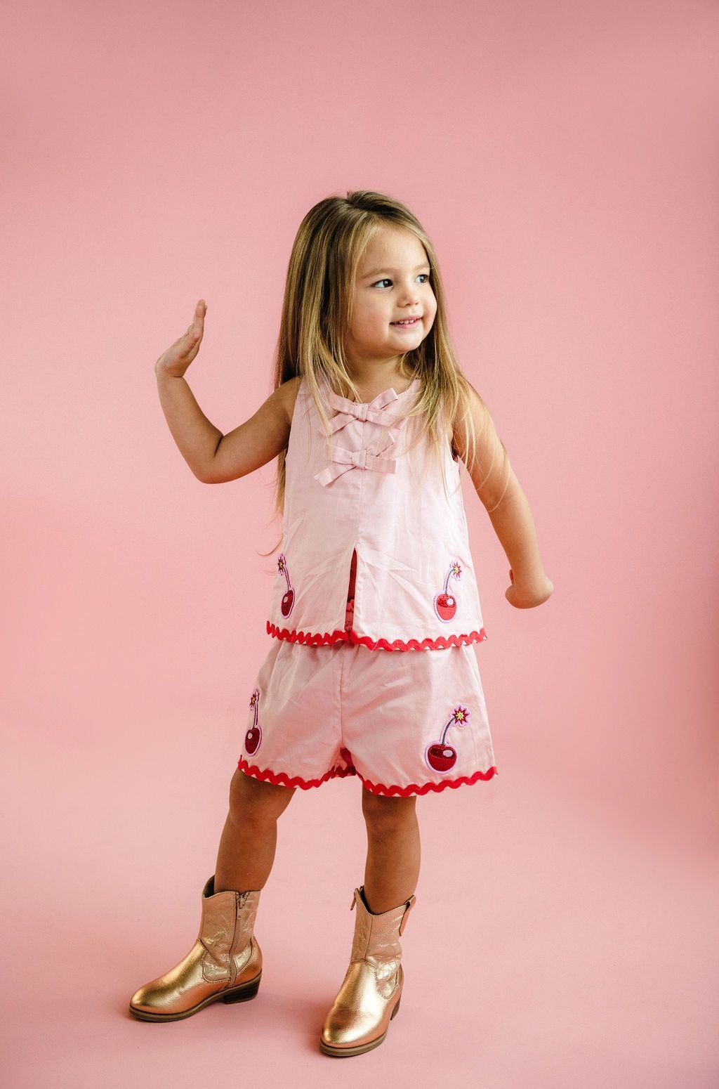 MARY WOVEN PEACH SET