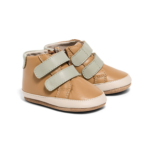 BABY HI-TOP - TAN | SAGE
