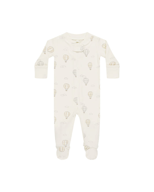 ZIP LONG SLEEVE SLEEPTER - HOT AIR BALLOONS