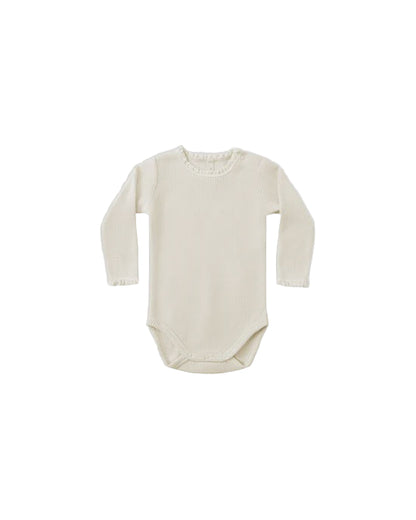 WAFFLE BODYSUIT - NATURAL
