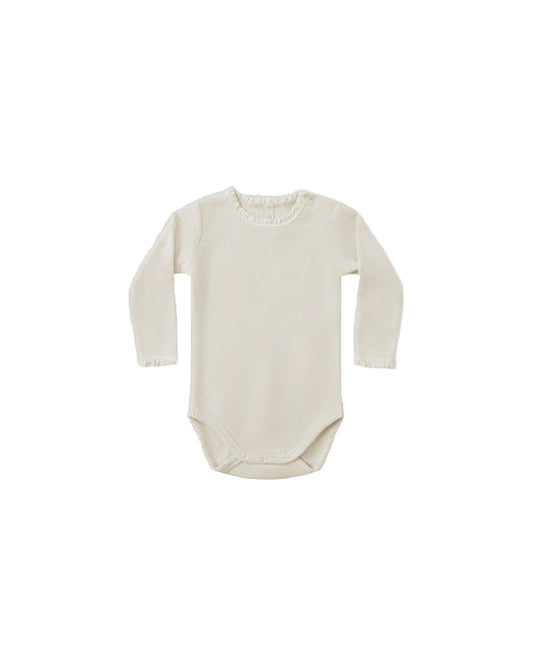 WAFFLE BODYSUIT - NATURAL