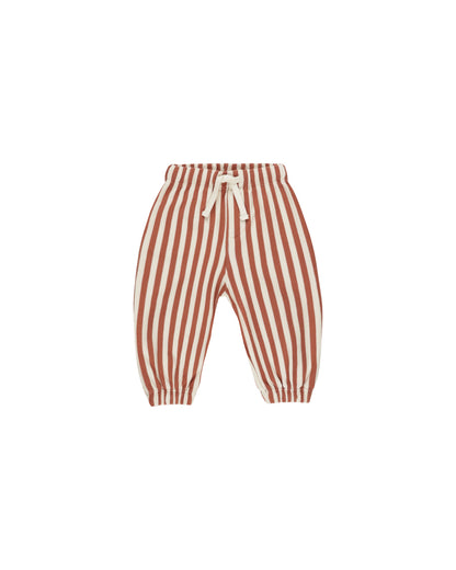RELAXED JOGGER - POPPY STRIPE