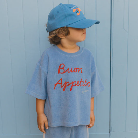 BUON APPETITO TEE - POOL BLUE