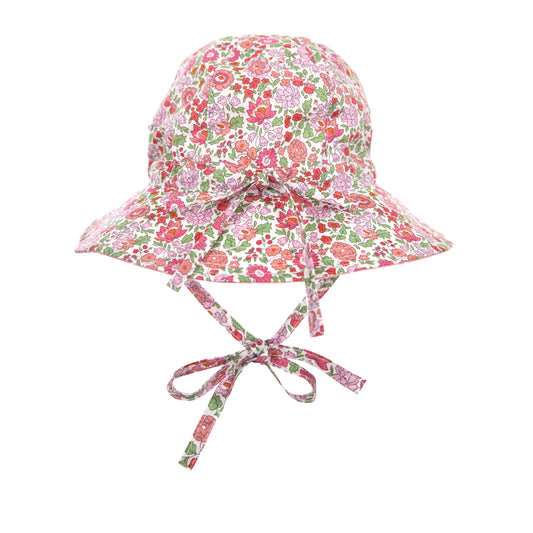 HARPER WIDE BRIM REVERSIBLE SUNHAT - PINK | GREEN | WHITE
