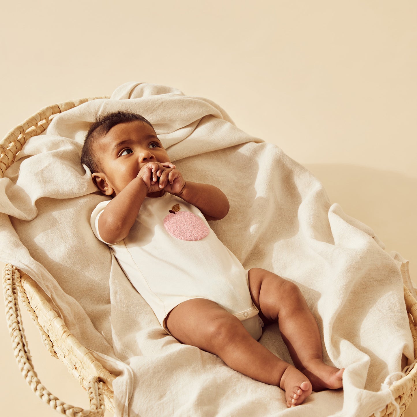 ORGANIC BODYSUIT - PEACHY