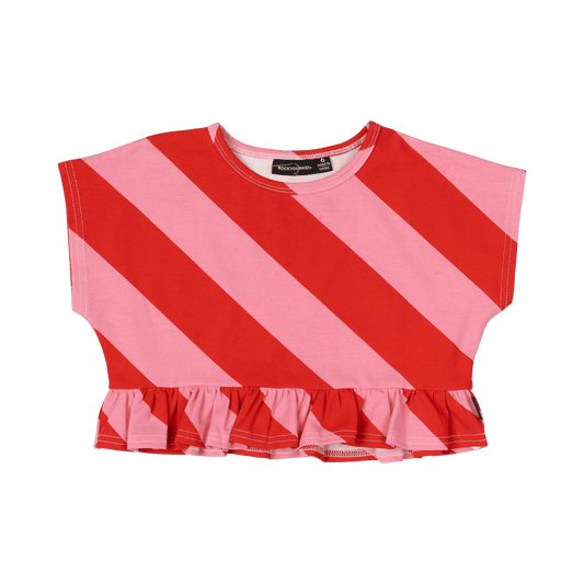 CANDY WRAP FRILL T-SHIRT