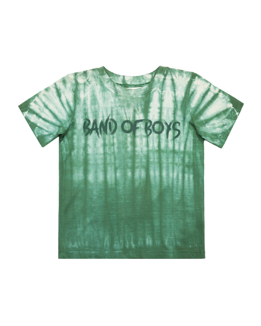 PAINTED TEE - GREEN TIE-DYE