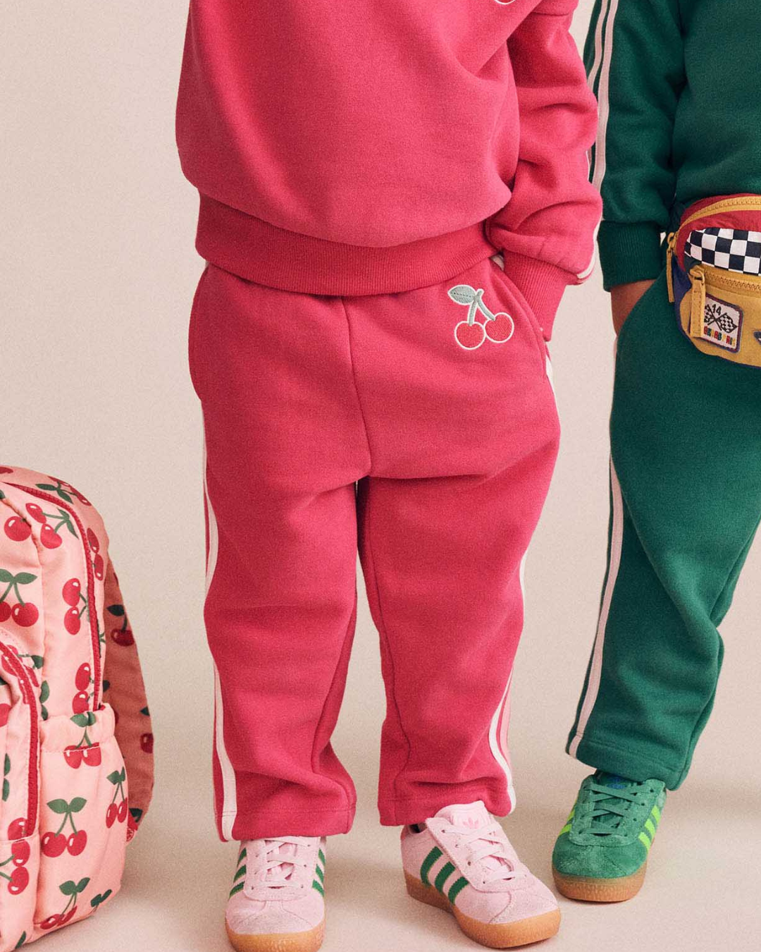 CHERRY RACER STRIPE TRACKPANT