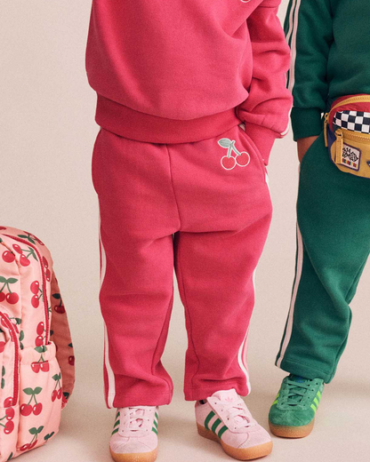 CHERRY RACER STRIPE TRACKPANT