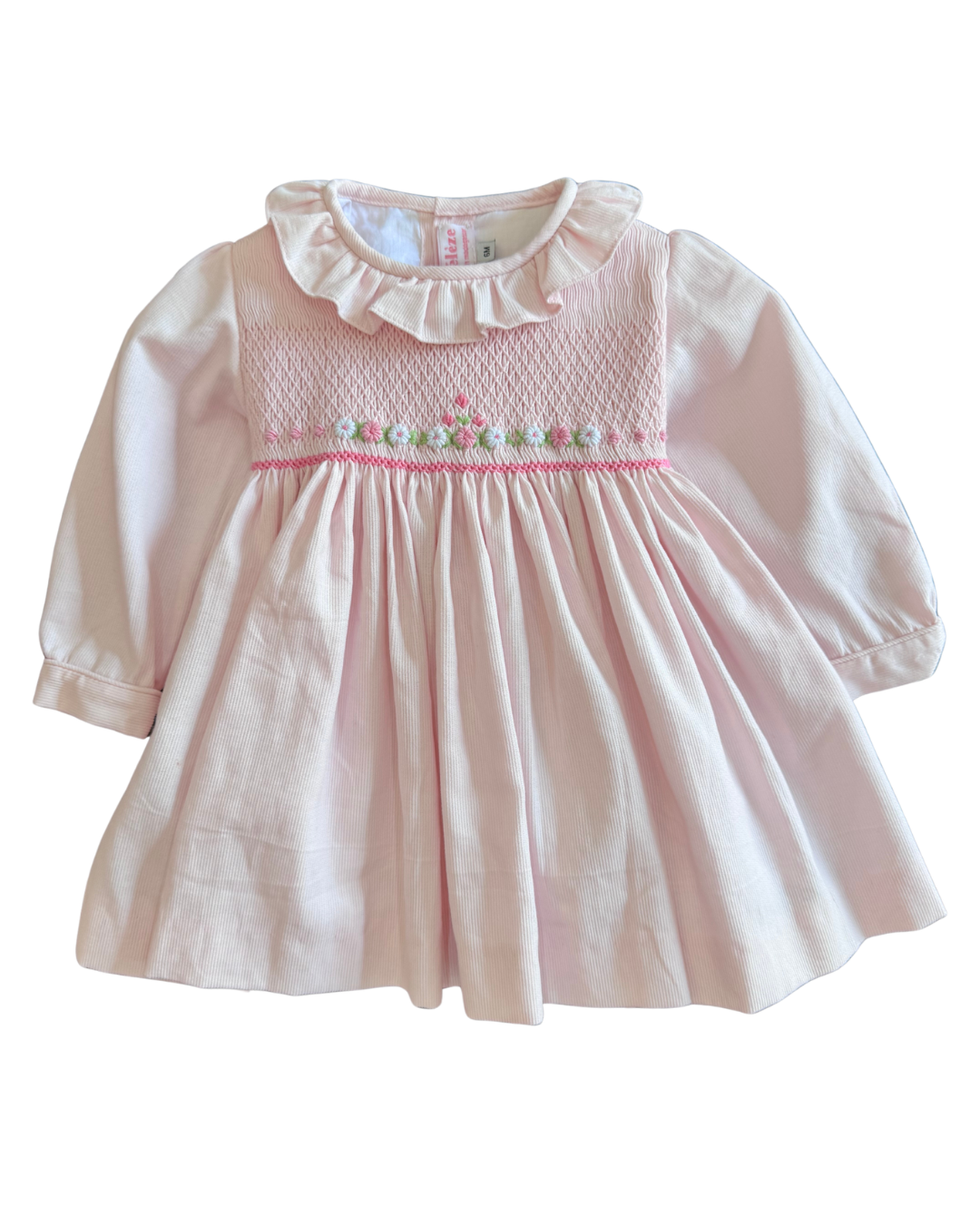 SMOCK DRESS - PALE PINK
