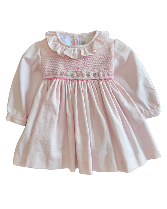 SMOCK DRESS - PALE PINK