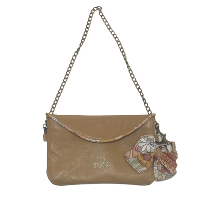 GLAM SHOULDER BAG - TAN