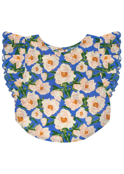 VIVIAN TOP - SOIREE BOUQUET BONDI BLUE