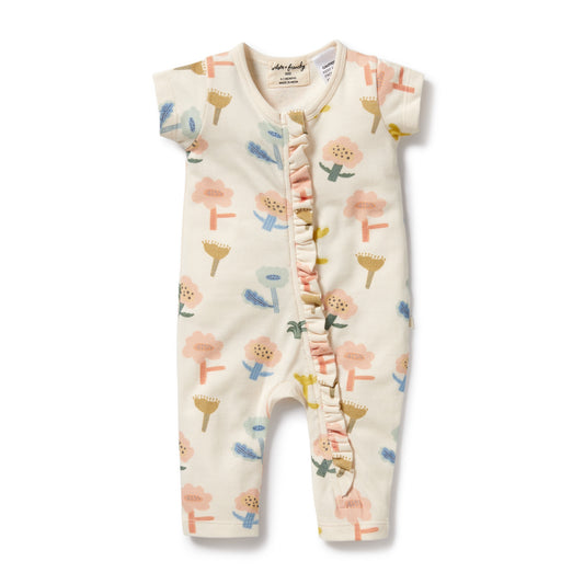 ORGANIC ZIPSUIT - COOKIE CUT