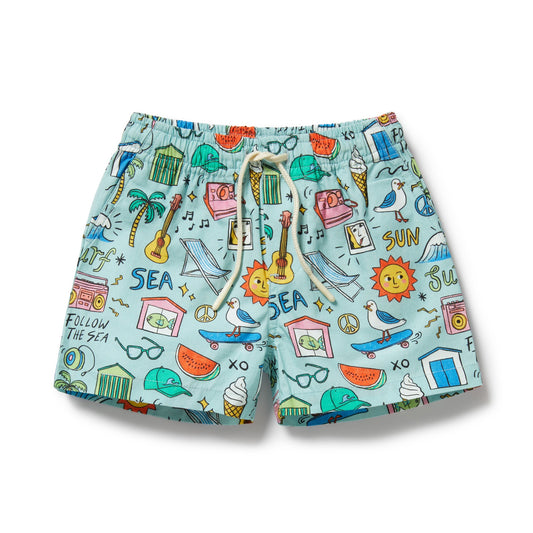 SUN SURF & SEA SWIM BOARD SHORT