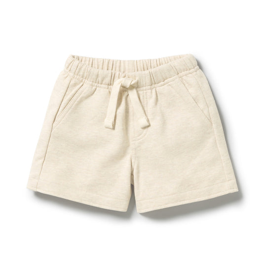 OATMEAL ORGANIC SWEAT LONG SHORT