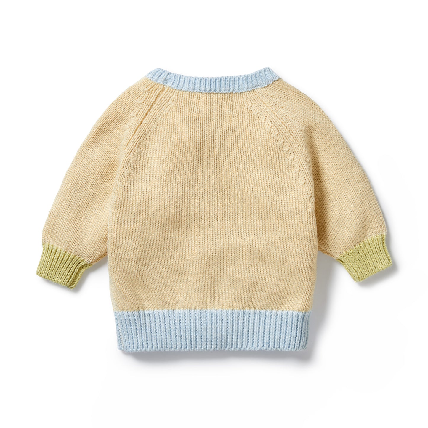 KNITTED JACQUARED JUMPER - DEW