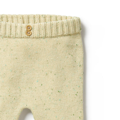 KNITTED LEGGING - CACTUS FLECK