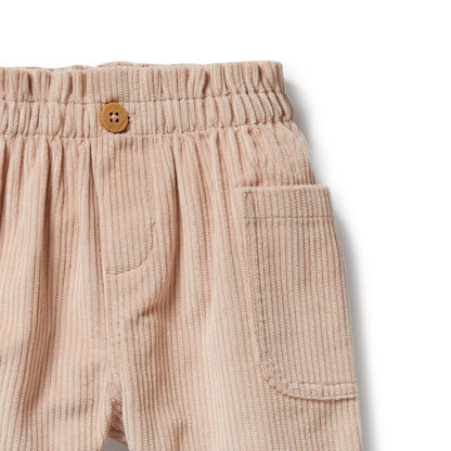 ORGANIC CORD PANT - ROSE