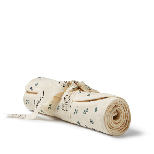 ORGANIC BUNNY RUG -TWILIGHT LEAF