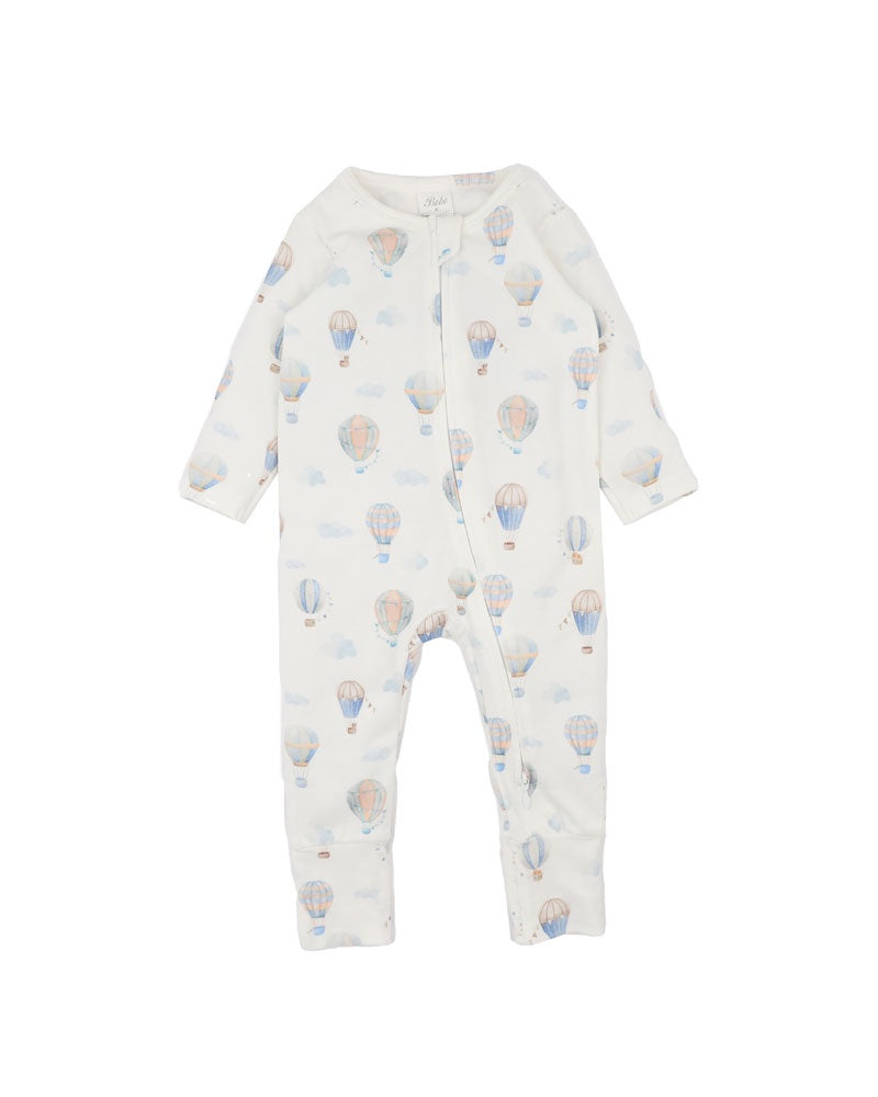 SKY HIGH ORGANIC LONG SLEEVE ZIPSUIT