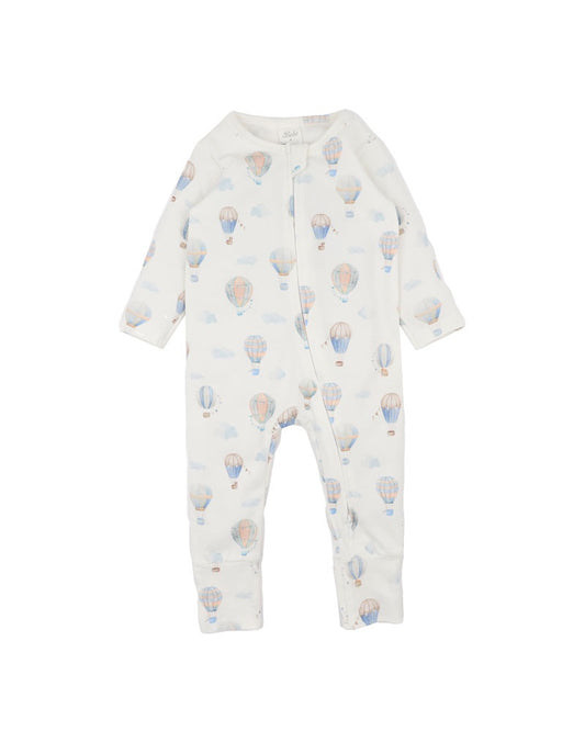 SKY HIGH ORGANIC LONG SLEEVE ZIPSUIT