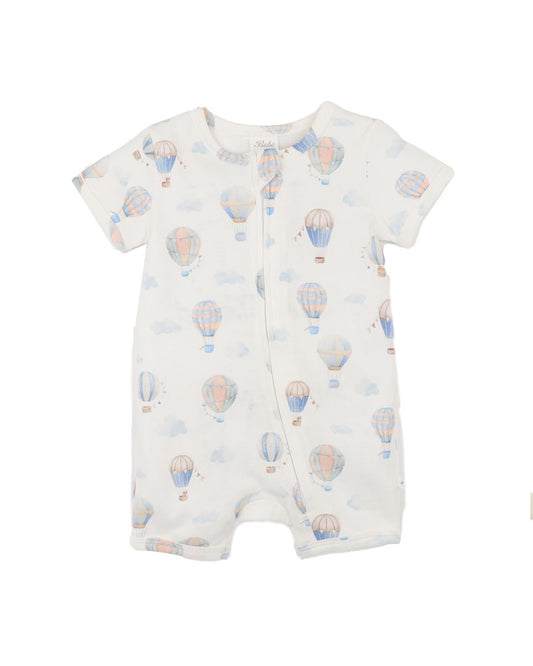 SKY HIGH ORGANIC SHORT SLEEVE ZIPSUIT