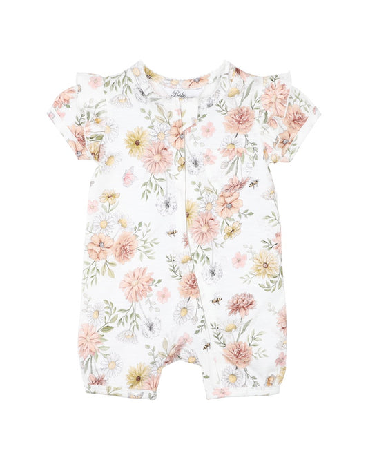 LARA SS ZIP ROMPER