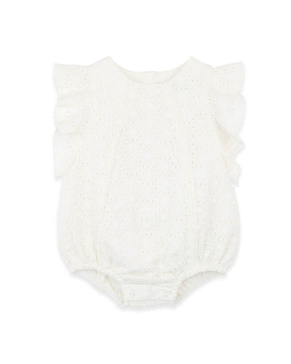 BRODERIE OCCASION BODYSUIT - CLOUD