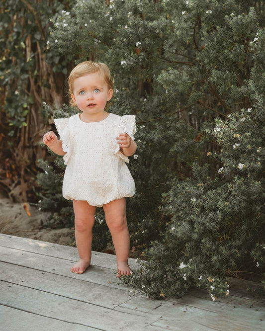 BRODERIE OCCASION BODYSUIT - CLOUD
