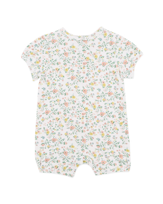 PIA ORGANIC SS ZIP ROMPER