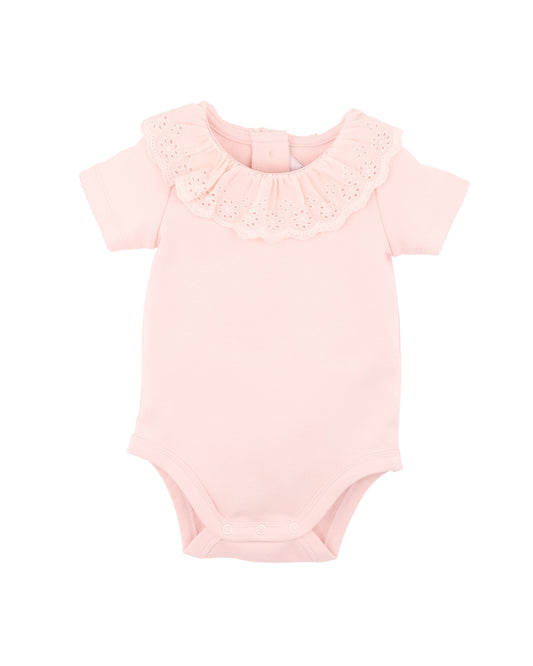 PIA ORGANIC LACE COLLAR BODYSUIT