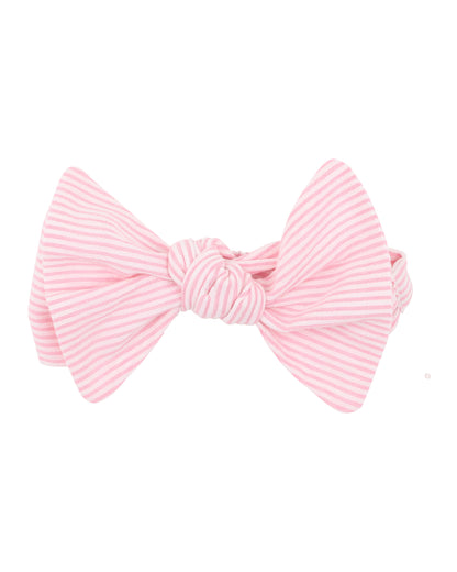 WILLA STRIPE HEADBAND - MUSK PINK